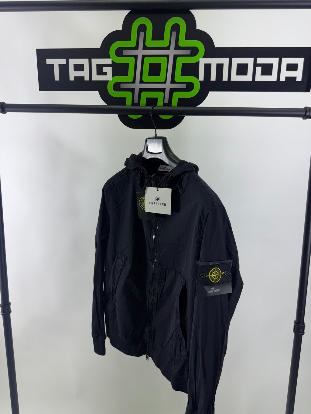 Giacca Stone Island - Nera Primaverile