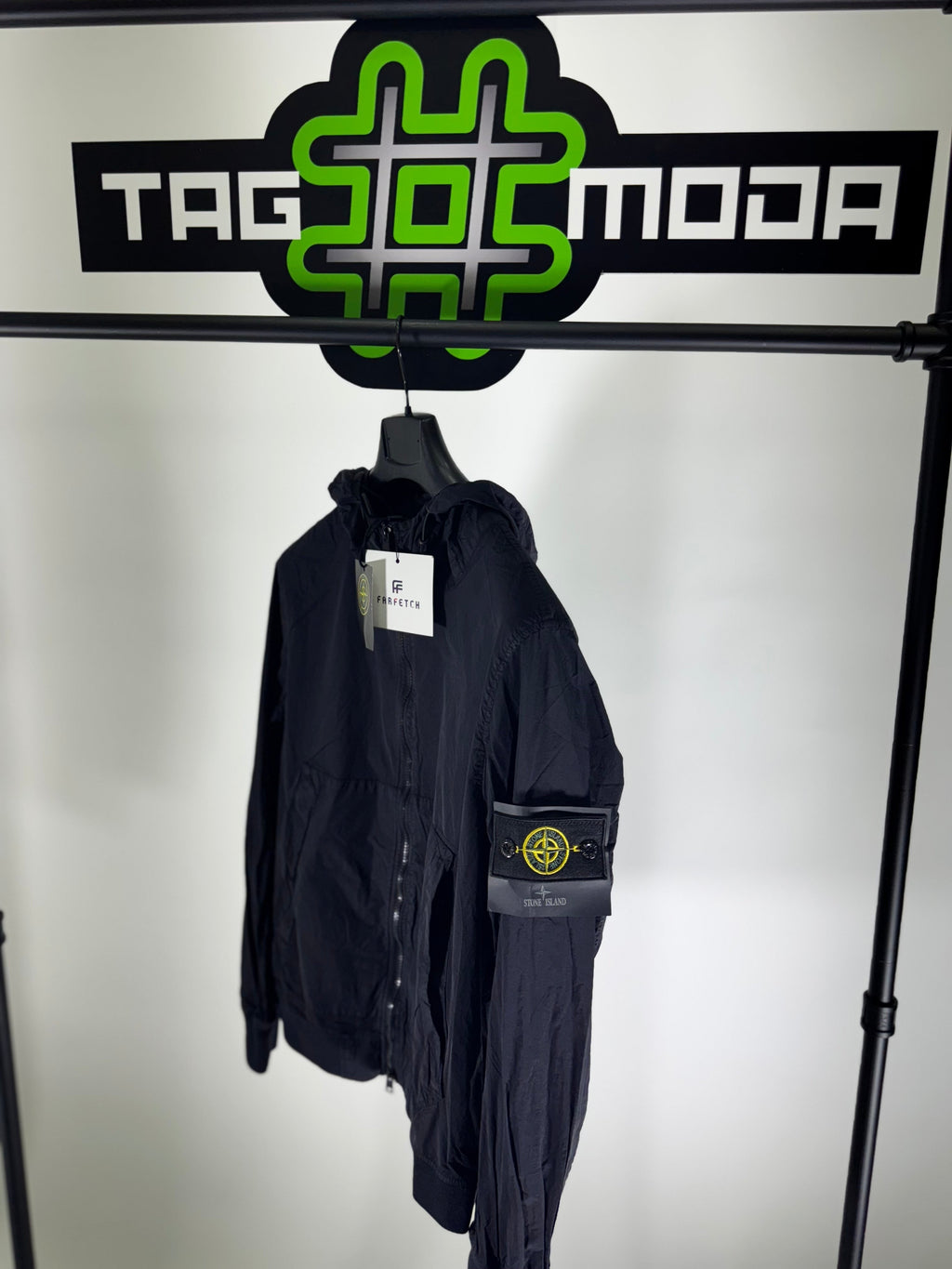 Giacca Stone Island - Nera Primaverile