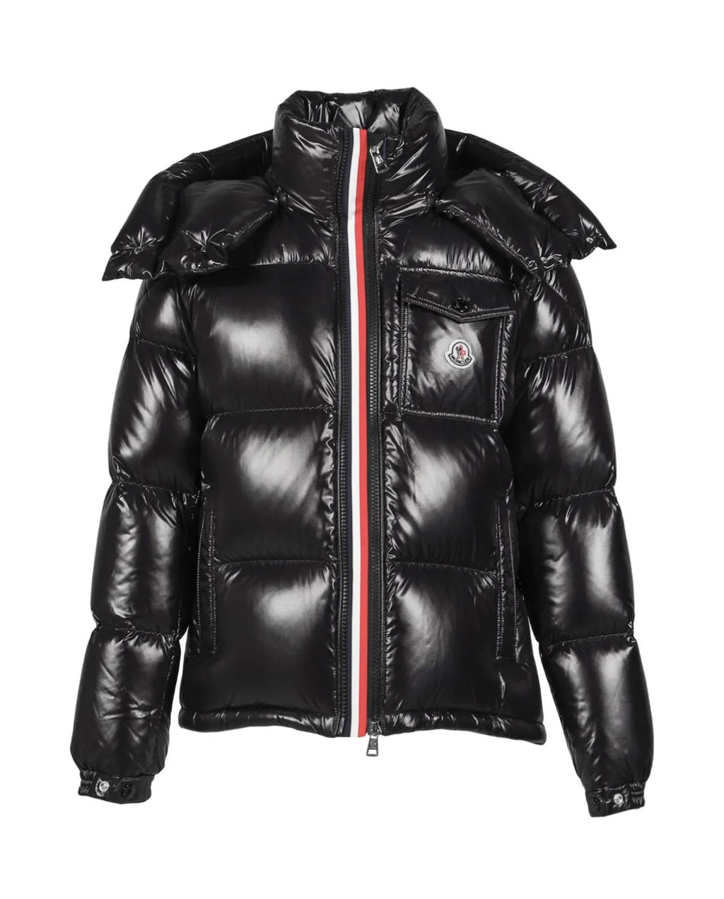 GIUBBINO MONCLER UOMO NERO LUCIDO