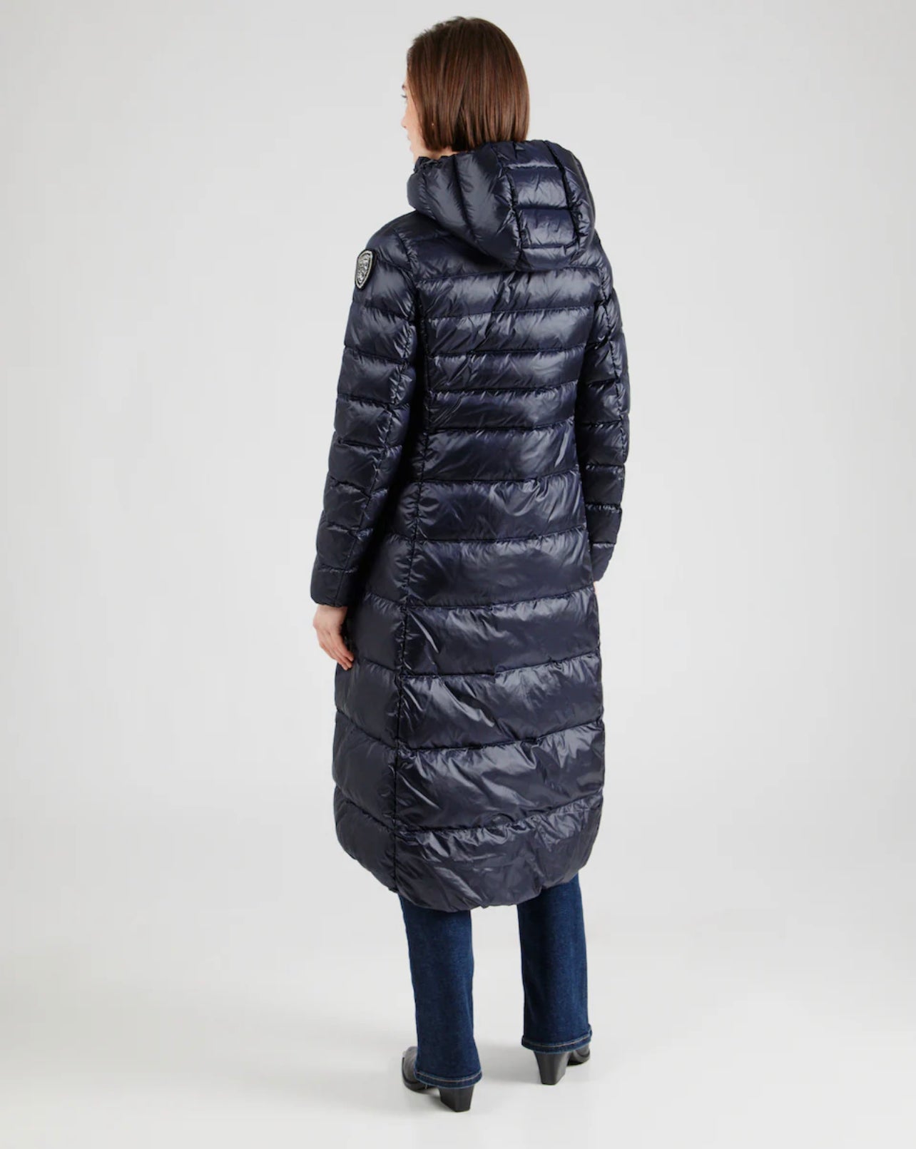 GIUBBINO BLAUER LUNGO DONNA BLU BOTTONE PICCOLO