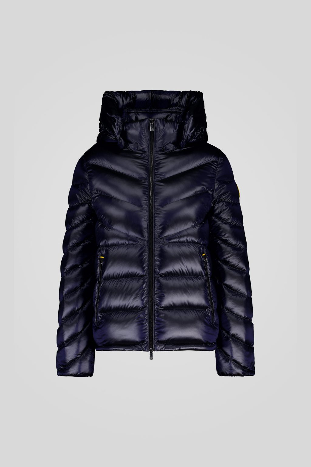Piumino Ciesse corto blu con cappuccio staccabile
