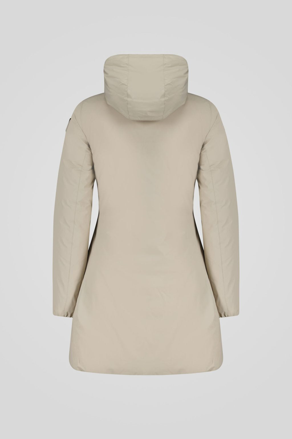 Piumino Ciesse reversibile beige/nero con cappuccio