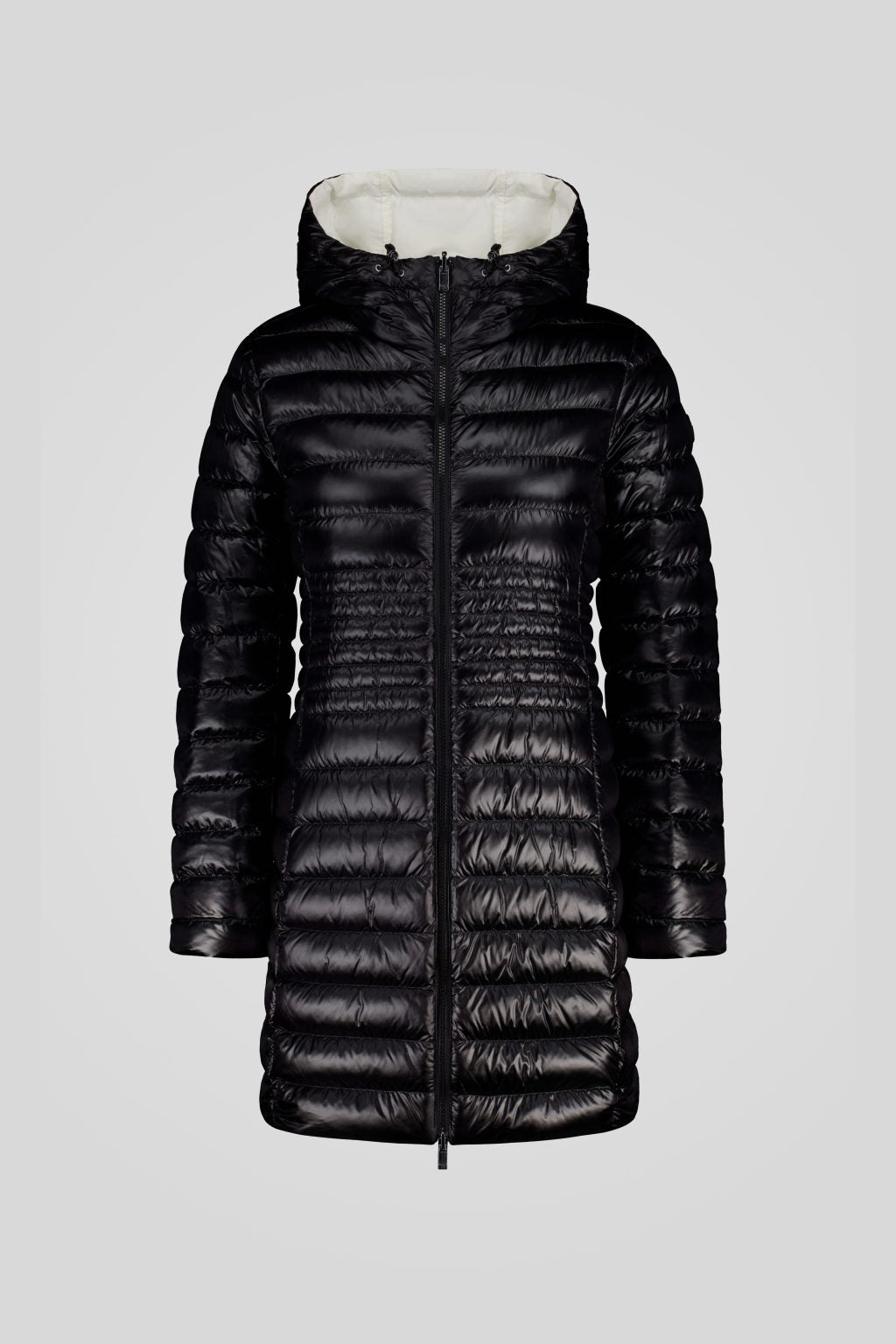 Piumino Ciesse lungo nero/bianco reversibile