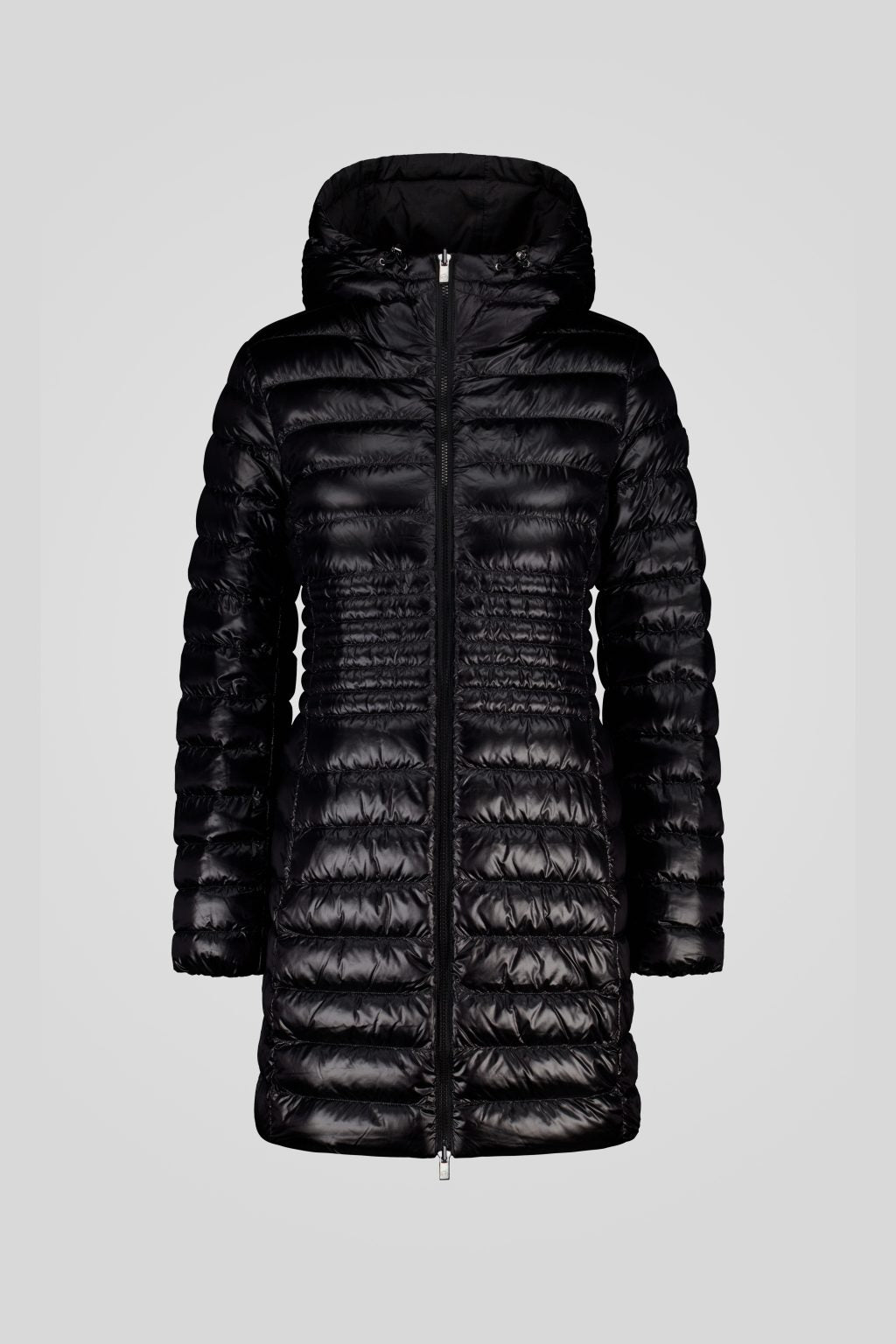 Piumino Ciesse lungo nero reversibile