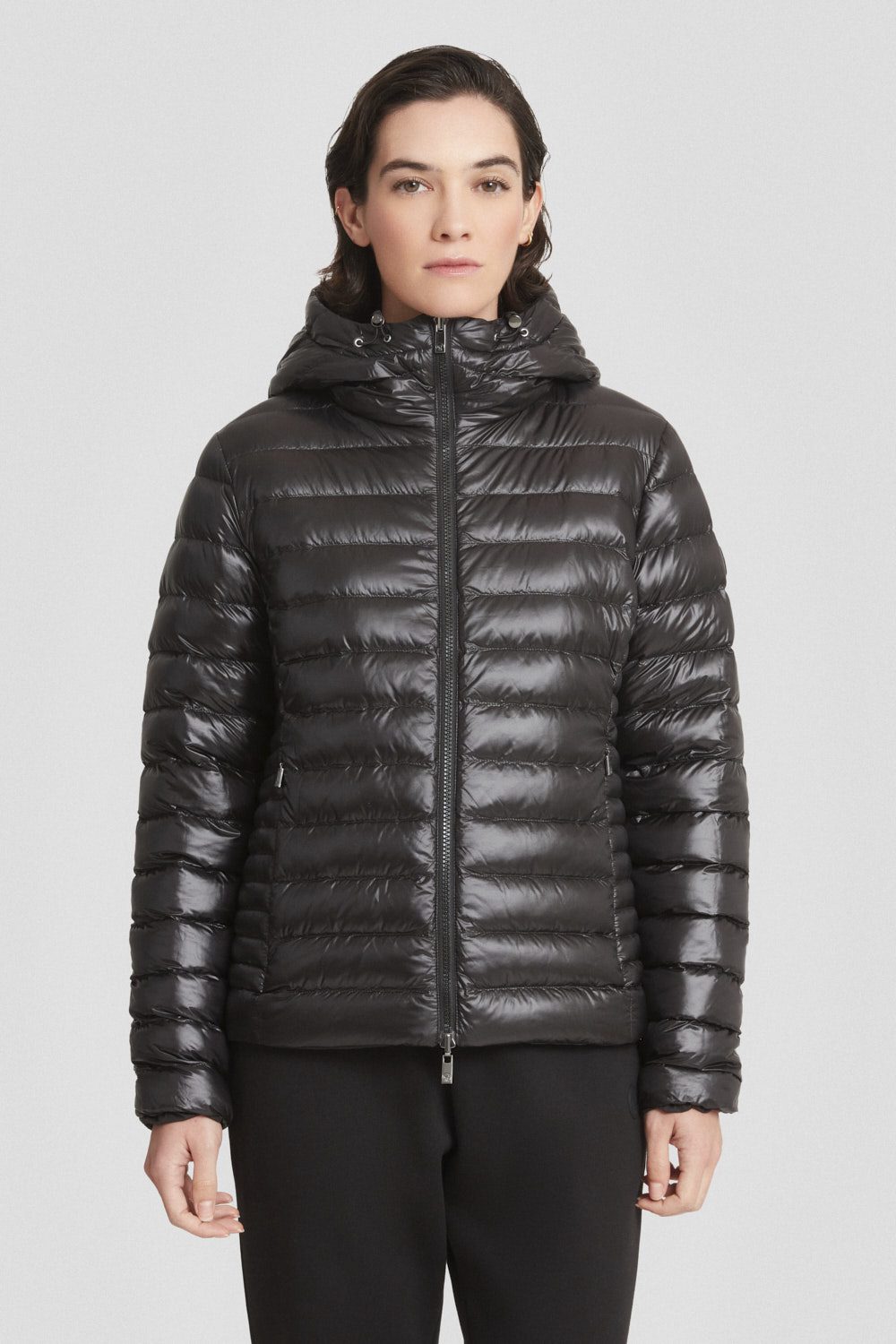 Piumino Ciesse corto nero reversibile