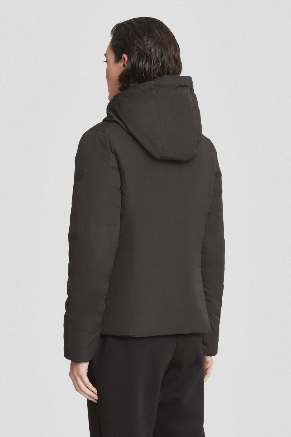 Piumino Ciesse corto nero reversibile