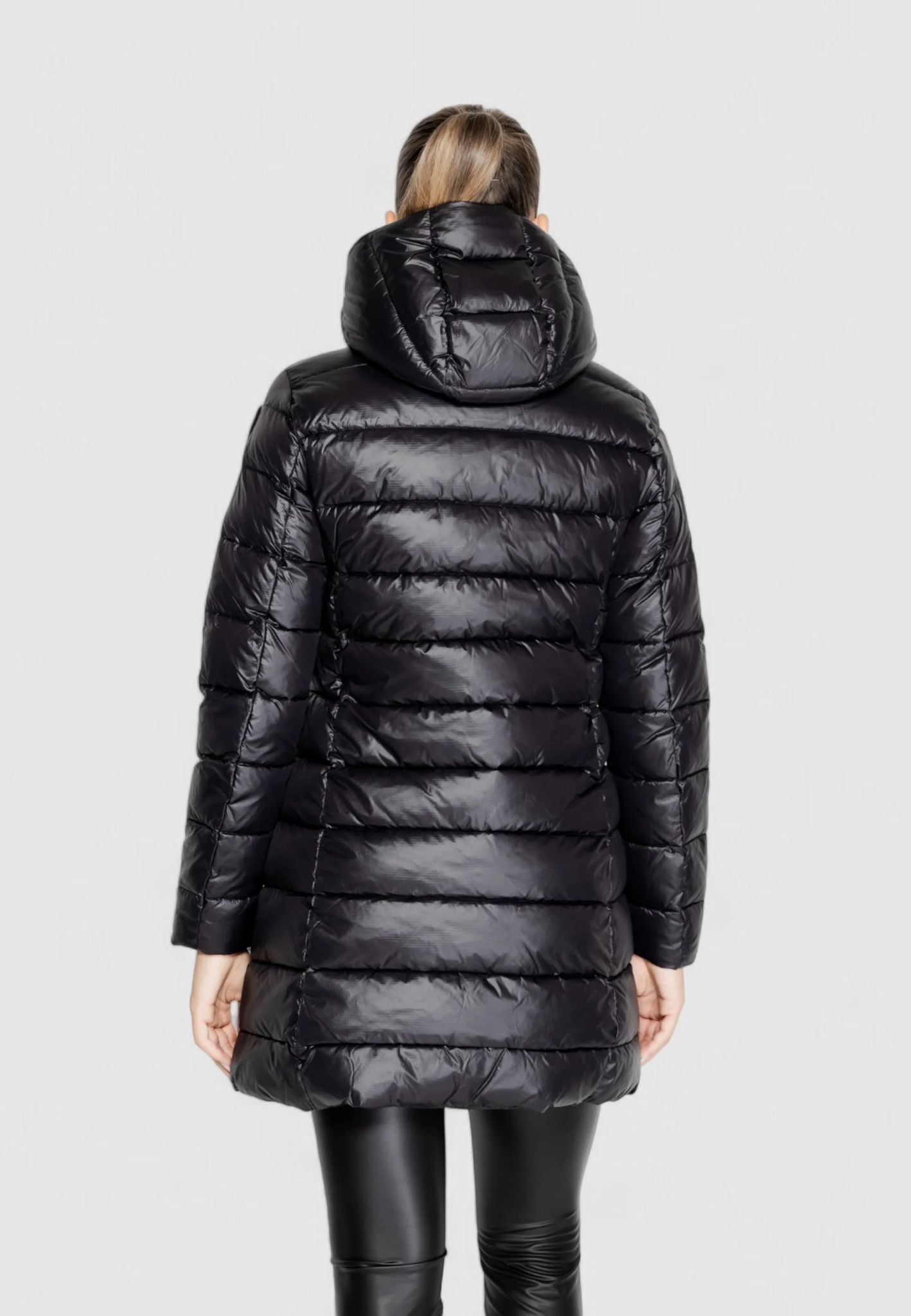 GIUBBINO BLAUER LUNGO DONNA NERO LUCIDO